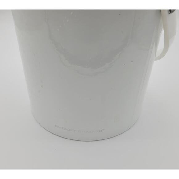 Vintage Morgan 9" Vinyl Bucket Brigade 19th Golf Hole Ice Bucket w/ Handle USA - Picture 9 of 16